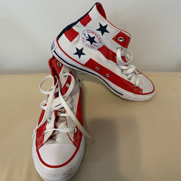 Converse Shoes - CONVERSE ALL STAR CHUCK TAYLOR STARS & STRIPES HIGH TOP UNISEX TENNIS SHOES
